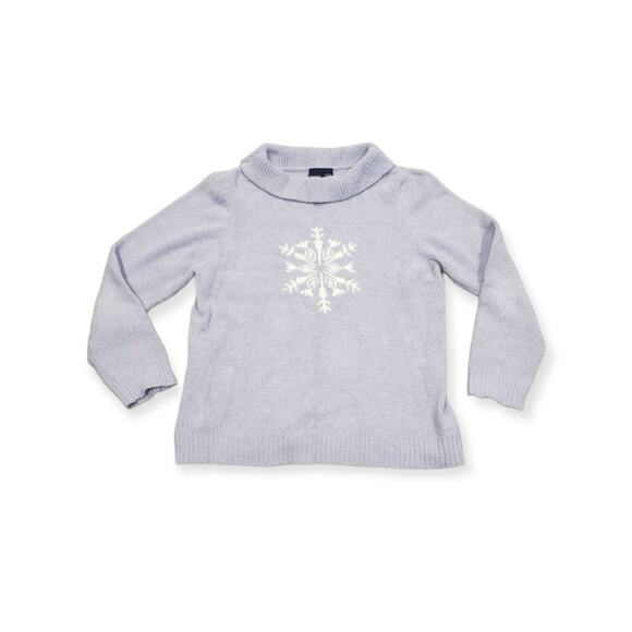 Basic Editions Winter Snowflake Polyester Sweater | Size Extra Large - Picture 1 of 6